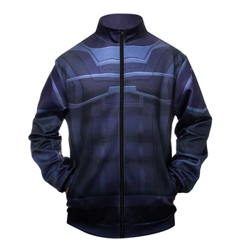 

2020 New Marvel Superhero End Game The Hulk Cosplay Costume 3D Anime Printed Jacket Coat Fashion Sweatshirt Fitness Sportswear
