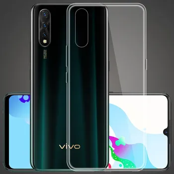 

1000pcs 0.3mm Ultra Soft TPU Rubber Cover Clear Transparent Case For VIVO S6 S5 Z6 Z5X Y50 X30 Pro X27 Y93 Y5S Y9S Y17 IQ00 NEO