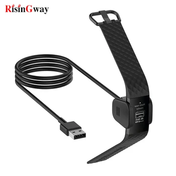 

1pcs USB Cable for Fitbit Charge 3 Charge 4 Smart Watch Smartbands Charger Cord Clip Replacement Charge with Protection Function