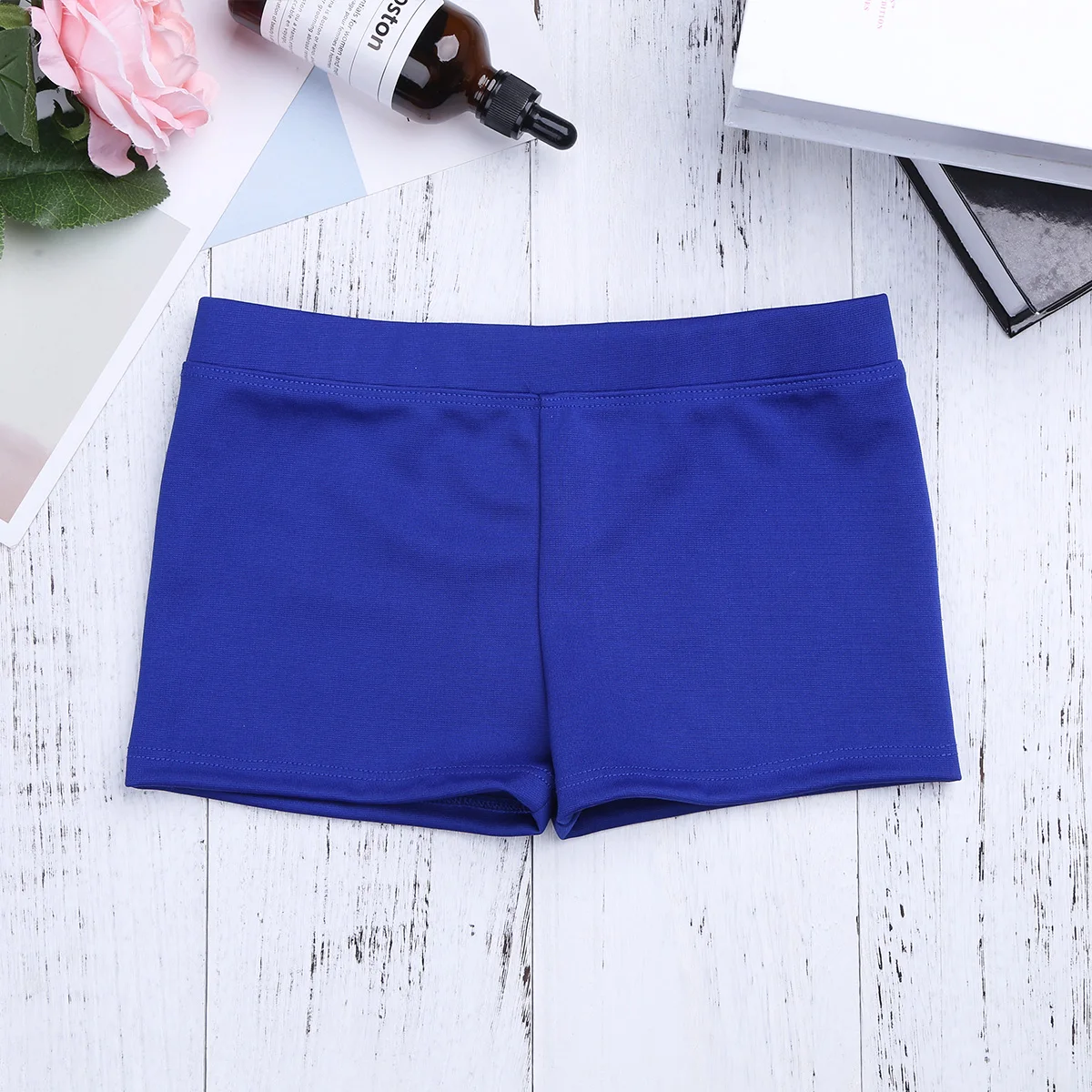 Kids Girls Stretchy Sports Shorts Leggings Boy-cut Slim Fit Gymnastics Ballet Dance Booty Shorts Workout Fitness Tumbling Bottom kids sports shorts
