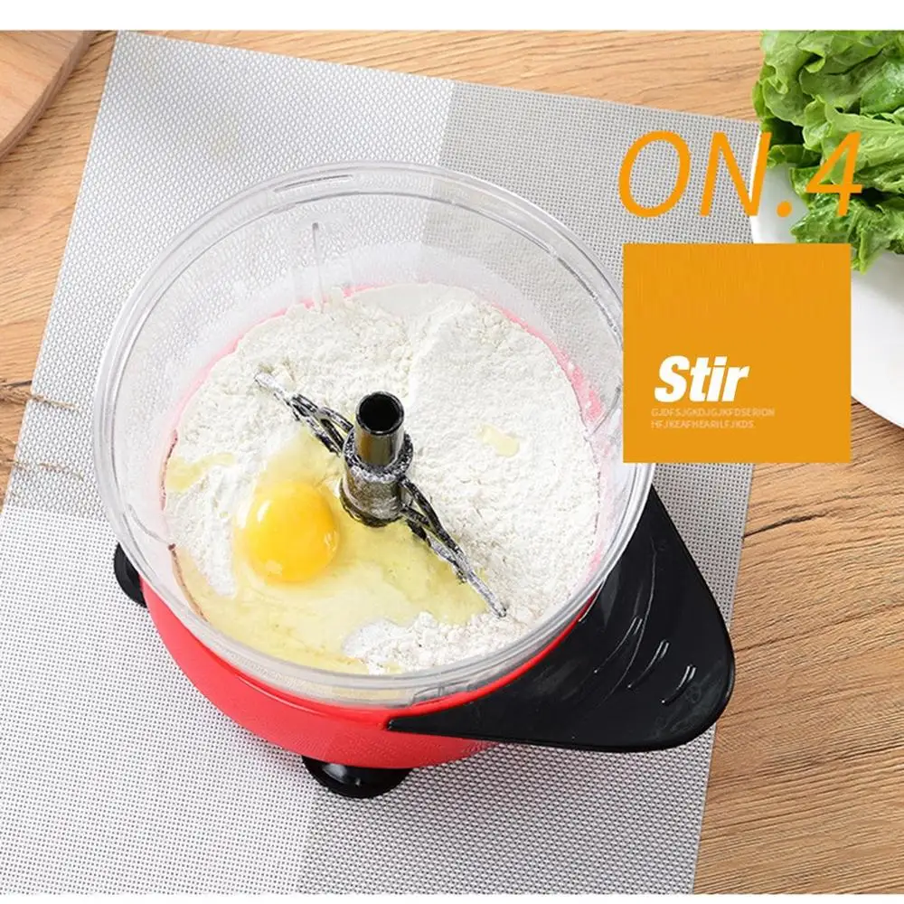 High-capacity Multi-function Kitchen Manual Food Processor Meat Grinder Vegetable Chopper Shredder Cutter Egg Blender