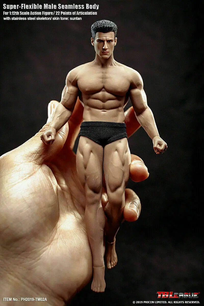

TBLeague 1/12 PH2019-TM02A Stainless Steel Strong Muscle Body with Head Model