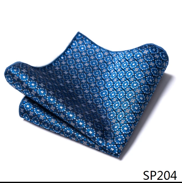 Fashion 100% Silk Hankerchief Scarves Vintage Hankies Men's Pocket Square Handkerchiefs Striped Solid Snot Rag 22*22 cm SP204