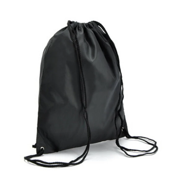 Colorblock Drawstring Backpack Cinch Sack Tote Gym Bag Sport Pack 14X17 
