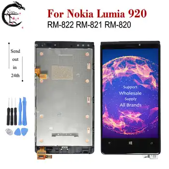 

LCD With Frame For Nokia Lumia 920 RM-822 RM-821 RM-820 N920 Display Screen Touch Sensor Digitizer Assembly Lumia 920 Display