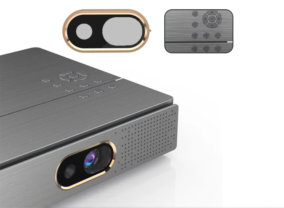 small projector WZATCO S5 DLP 3D Projector 4K 5G WIFI Smart Android9.0 for Home Theater MINI Beamer Full HD 1080P Video lAsEr Portable Proyector apple projector