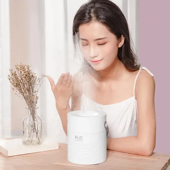 

New Style Dynamic Double Jet Humidifier Creative Hand Double Spray Mouth Household Bedroom Within Large-Volume Multi-functional