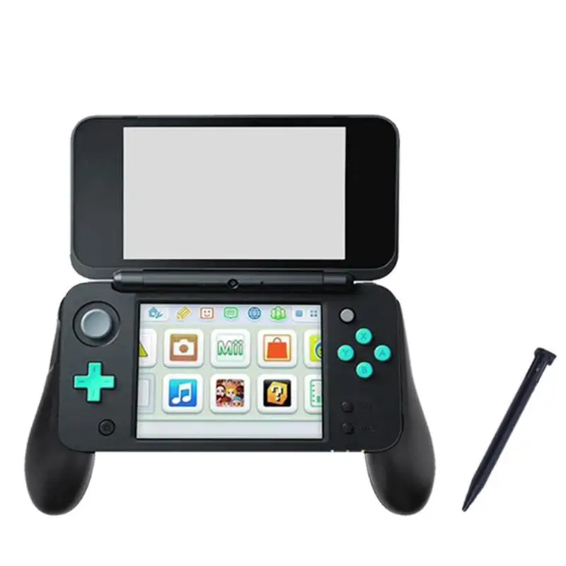 3 в 1 рукоятка+ чехол со стразами+ Пластиковый Стилус для nintendo NEW 2DS LL XL