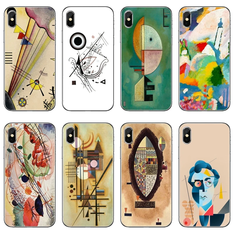 Абстрактный художественный чехол Wassily Kandinsky для телефона Huawei P20 P30 P40 Pro P10 P9 Lite Y5 Y6 Y7