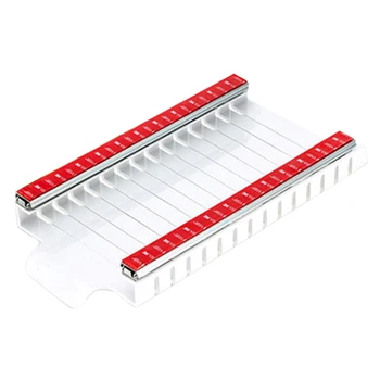 

14 Slots Non Slip Refrigerator Hanging Storage Clip Space Saving Easy Install Home Kitchen Stable Plastic For Food Bag Sealing