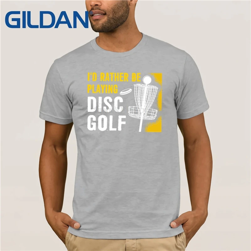 I'd Rather Be Playing Disc T-Shirt - Disc Golfing Tee
