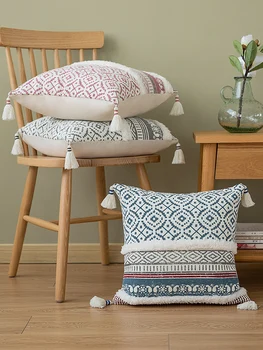 

Dafield Cushion Seat Cushion Nordic Pillow Ins Light Luxury Back Cushion Lumbar Pillow Cushion Office Waist Sofa Pillow Cushion