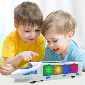 

Hot Sale 1/12 Electric High-Speed Rail Train Kids Toy Model Simulation Subway Vehicles Miniature Children Kids Gifts