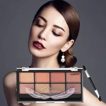 

Professional Eye Shadow Pallete Makeup 9 Colors Diamond Bright Glitter Shiny Eyeshadow Make Up Palette Waterproof With Brush