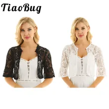Женское кружевное свадебное болеро с цветочным принтом, рукав-колокол, открытая передняя часть, Прозрачное цветочное кружевное болеро, шаль, Свадебный кардиган, топы, пальто