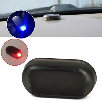 

Car Solar Power Simulated Dummy Alarm Warning Anti-Theft LED Flashing Security LightK