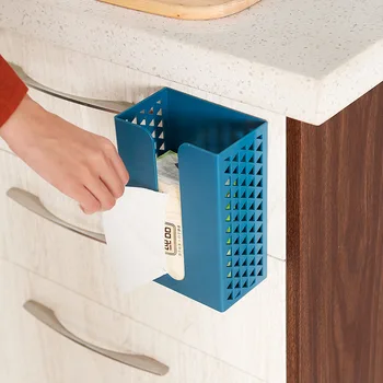 

Wall-mounted Bathroom Toilet Paper Holder Creative Simplicity Multi-function Save Space Tissue Box Garbage Bag Storage Box