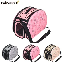 Переносная сумка для собак, переносная сумка для кошек, дышащая складная дорожная сумка для переноски щенка, Сетчатая Сумка на плечо, уличная Сумка-слинг