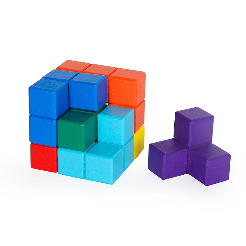  Russia Building Blocks SUO-MA Square Cube Teaching Aids Large Cube Children Small Qibao Educational - 4000292794118