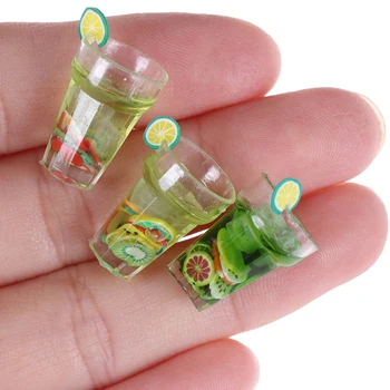 

Mini Resin 1/12 Miniature Food Fruit Bottle Simulation Drinks Model Toys Drink Play Dollhouse Dolls Accessories Furniture Toy