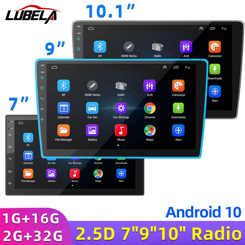 Автомобильный мультимедийный плеер универсальная стерео-система на Android 7 9 10