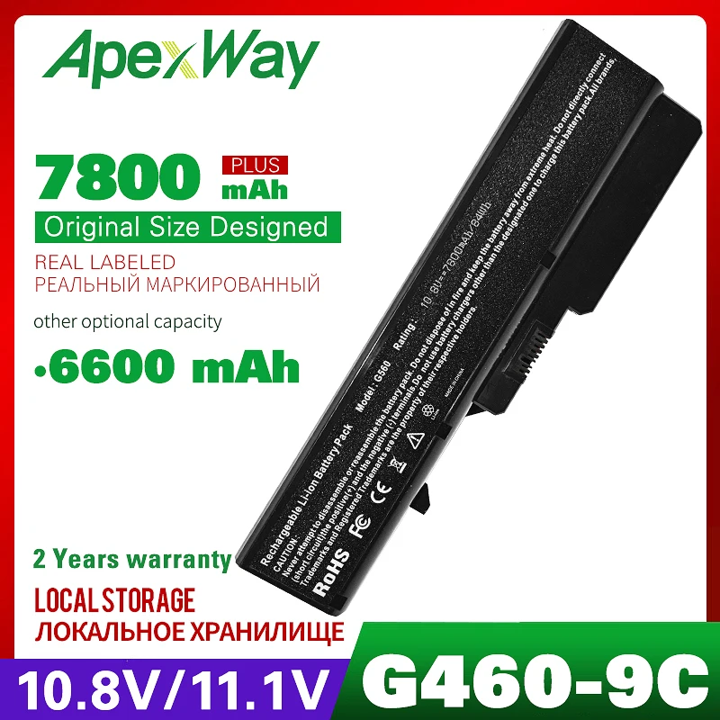 Аккумулятор для ноутбука LENOVO l09l6y02 G570 G575 G770 G470 V360 V370 V470 V570 Z370 Z460 Z465 Z470 Z475 Z480 Z560 Z565 Z570