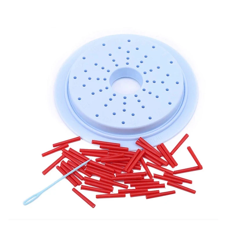 

Imzay Flower Loom Weaving Tool Flower Weaver Knitting Circle Device Detachable Portable Knitting Supplies Sewing Tools Yarn DIY