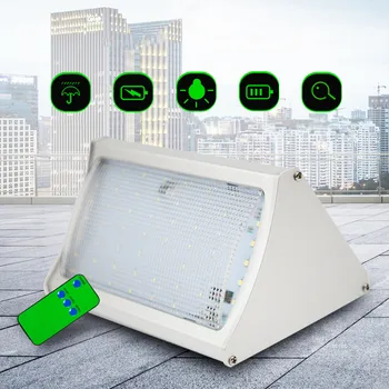 

1000lm Bright Solar Light with Remote Contorl Solar Wall Lamp Outdoor Landscape Courtyard Lamp Waterproof IP65