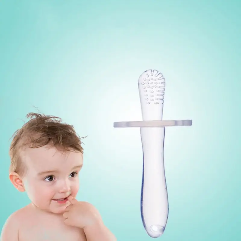 

Soft Silicone Stick Rod Toddler Molar Teeth Safe Guard Pain Relief Tool Kids Teether Educational Toy Baby Shower Gift GXMB