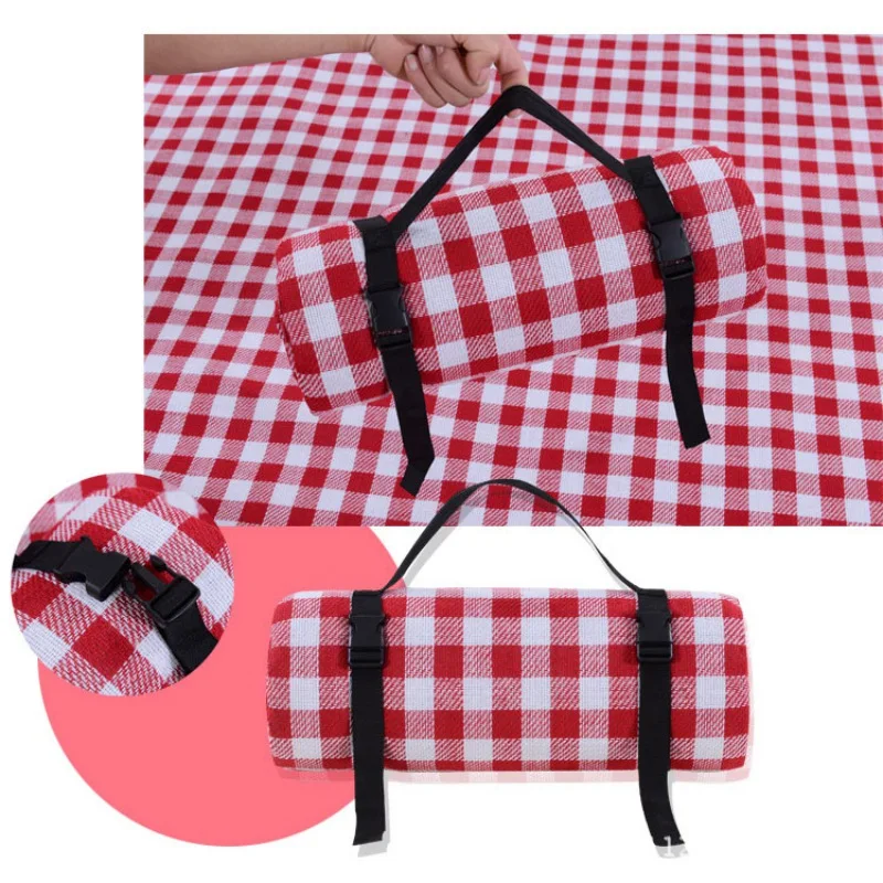 200*150cm large Soft Thicken Pad Breathable Blanket for Outdoor Folding Waterproof Blanket Camping Beach Plaid Picnic Mat