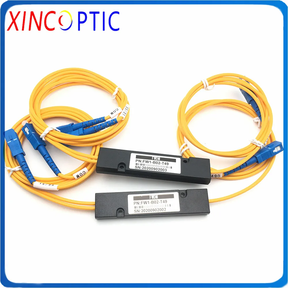 

5Pcs/Lot,1*2 FWDM Filter ABS BOX TX1550 RX1310/1490nm,3mm 1M With 1550-SC/UPC,COM-SC/UPC,1310/1490-SC/UPC