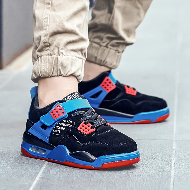 

2019 Autumn Boy Sport Shoes Comfortable Children Sneakers for Boys Damping Boys Outdoor Shoes Flats Designer Big Boy Sneakers