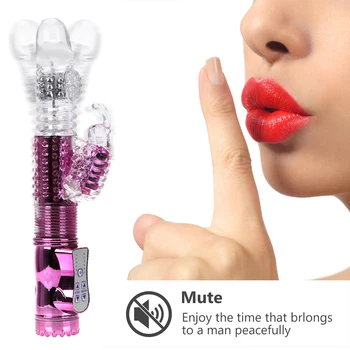 Automatic Telescopic Rotating Beads Vibrator For Clitoris Vaginal Stimulator Women Dildos Anal Plug Adults Erotic Toys Sex Shop 4