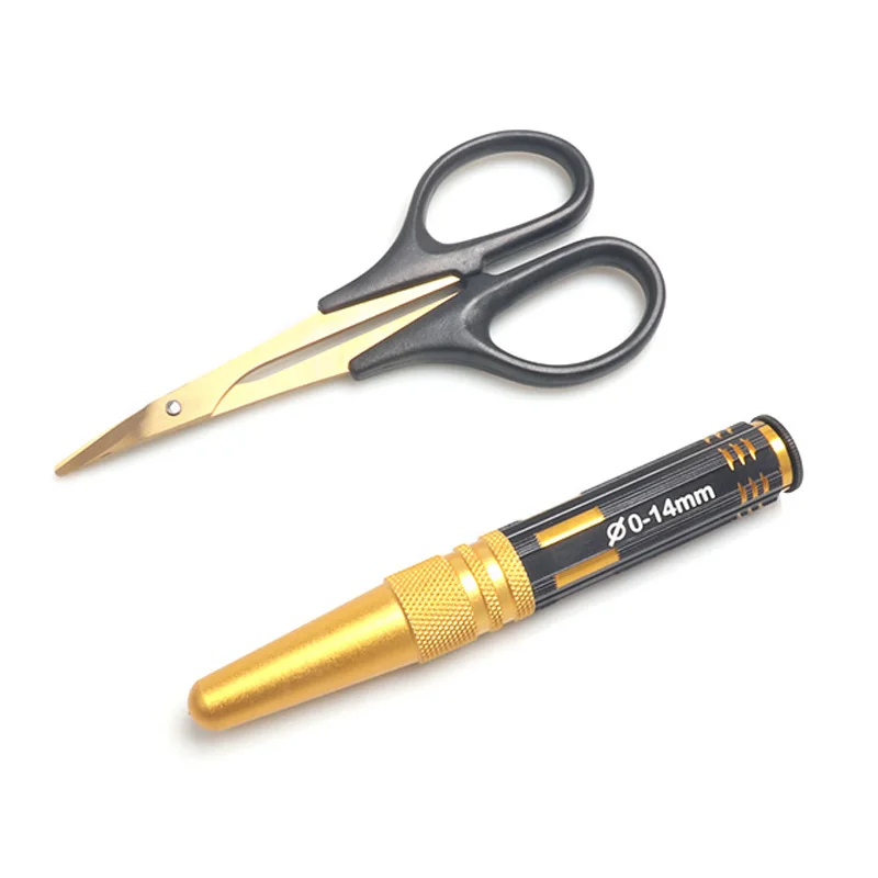 

Hole Opener Reamer Drill 0-14mm Puncher & Car Shell Scissors Metal Steel for RC Car Ship Aircraft Model DIY Tools