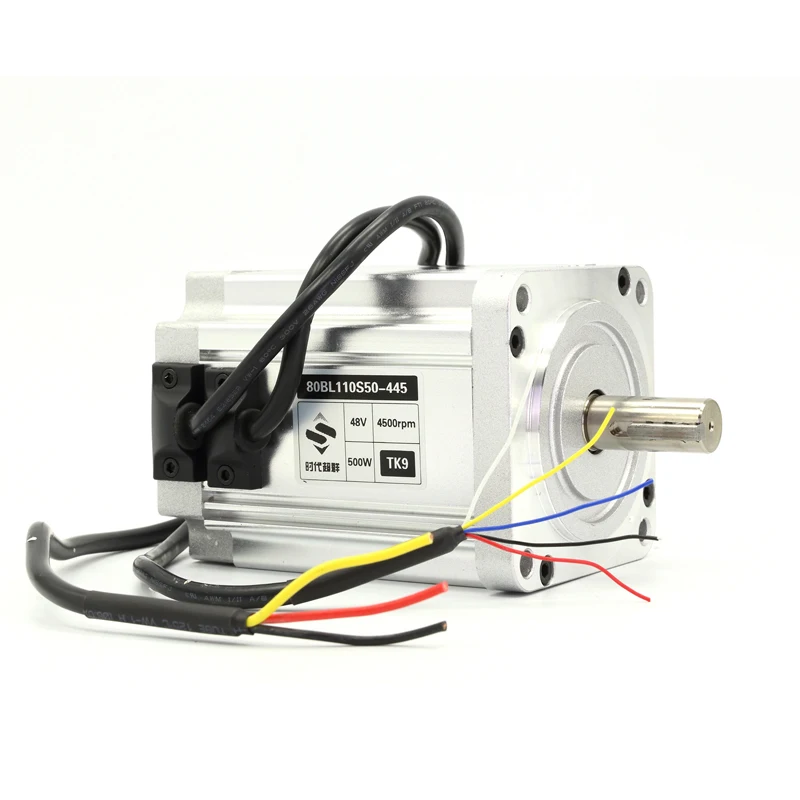 80BL110S50-445TK9 48V 500W 1.1NM DC high-speed brushless motor, low noise