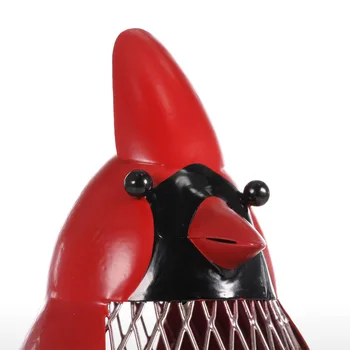 

New Bird Money Box with Red Color Handmade Bird Shape Coin Bank Gift Practical Money Bank Craft Home Decoration Accessories