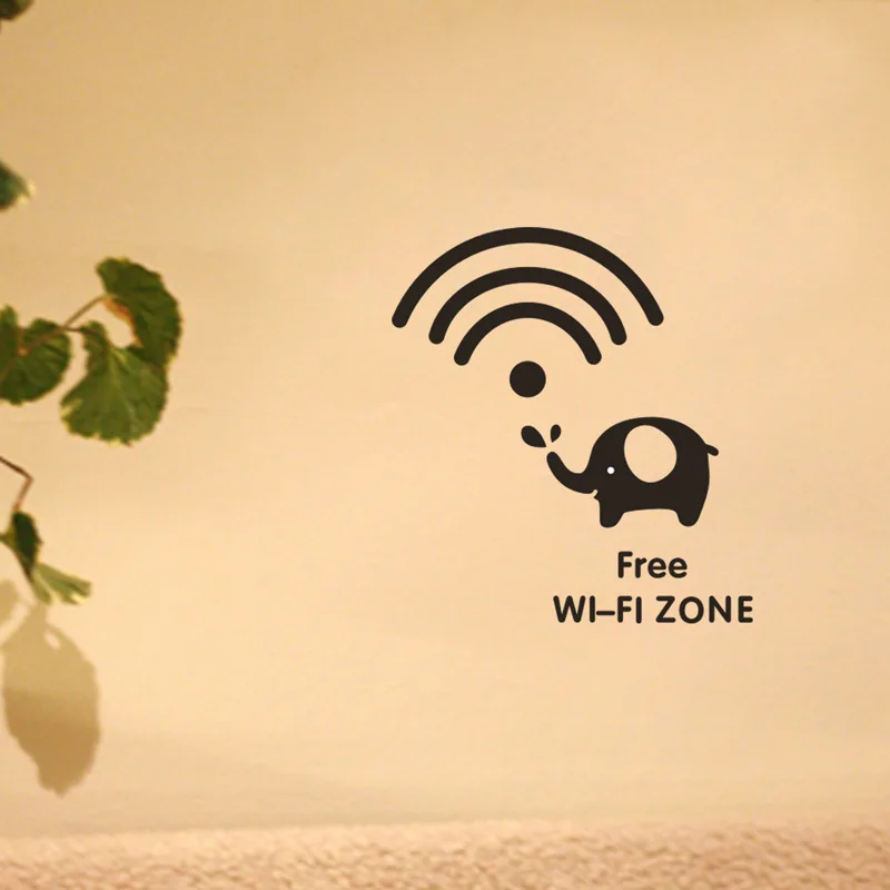 Модные креативные WiFi сигнальные выключатели мультипликационные наклейки животных детская комната настенные наклейки K34