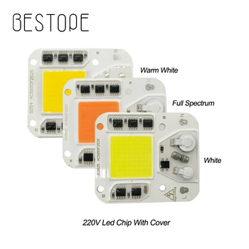 

30W 50W 100W High Power LED COB Chip White Warm White Full spectrum Light Beads rectangular Chip For Spotlight Plant