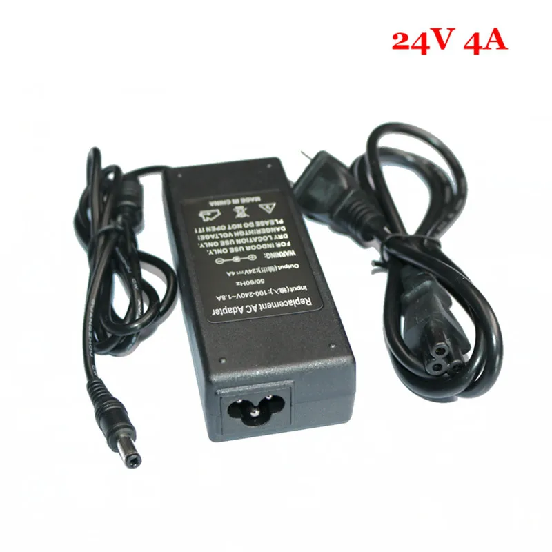 AC100-240V в DC 24 В адаптер питания Трансформатор 1A 2A 3A 4A 5A 6A зарядное устройство конвертер ЕС США Великобритания AU разъем для светодиодов полосы света