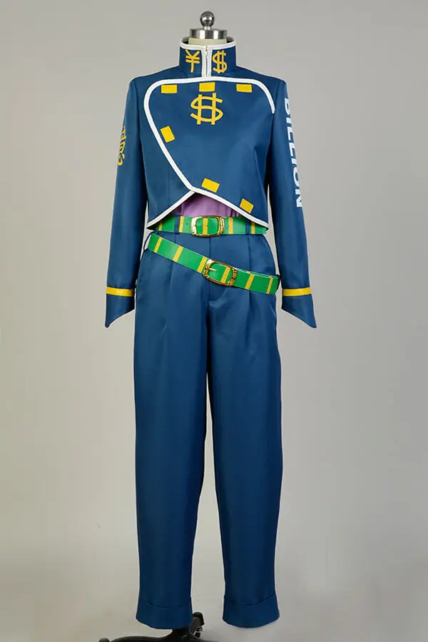 JoJo's Bizarre Adventure DIU Okuyasu Nijimura Cosplay Costume Dollar Uniform Full Suit Halloween Carnival Costumes winifred sanderson costume