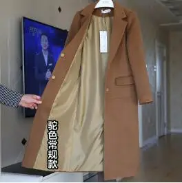 Зимнее модное женское хлопковое плотное шерстяное пальто зимнее новое черное шерстяное пальто в форме кокона большого размера XS-4X