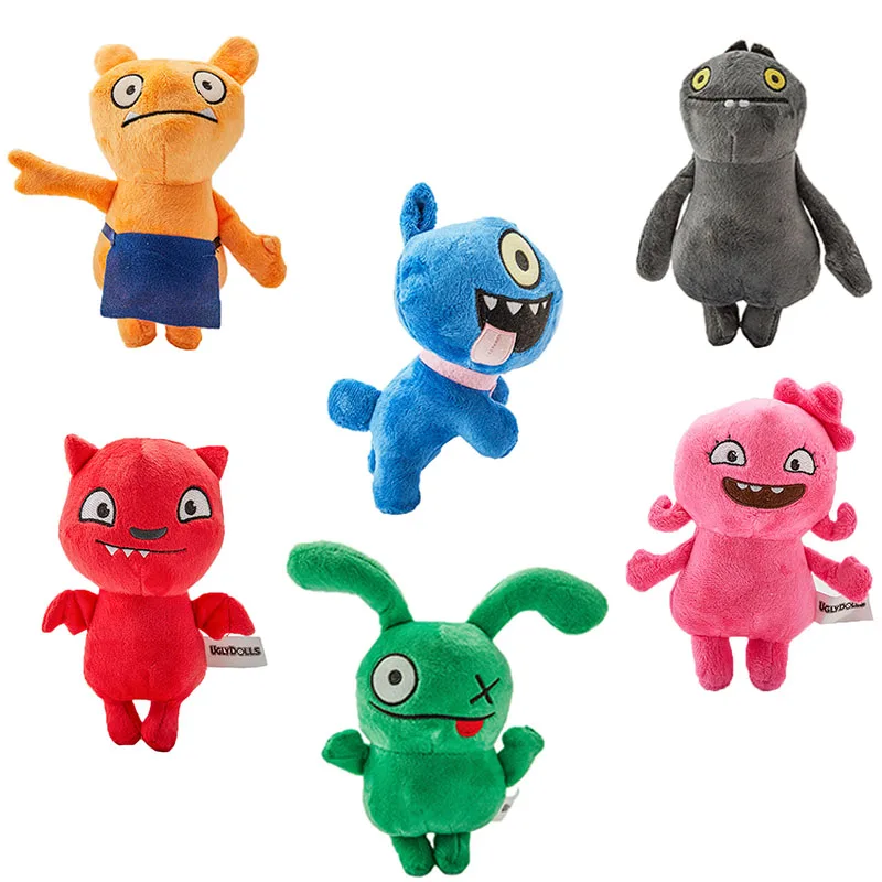 18 см 6 шт./лот Uglydoll плюшевая игрушка Institute of Perfection Uglydog Мягкие плюшевые куклы некрасивая кукла Рождественский подарок детям