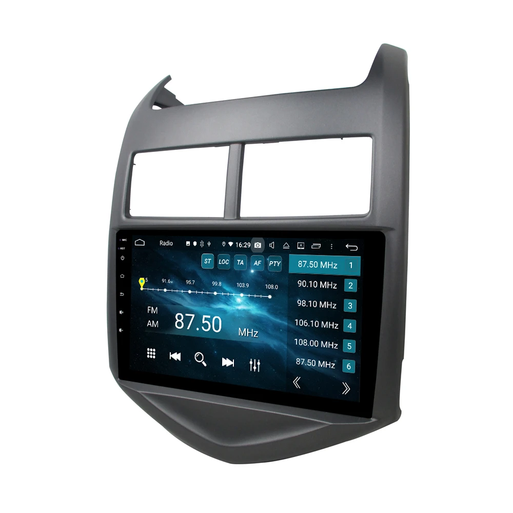 Android 9,0 Восьмиядерный 4 Гб ОЗУ 64 Гб ПЗУ автомобильный DVD gps навигационный мультимедийный плеер Автомобильный стерео для FORD Chevrolet AVEO 2011