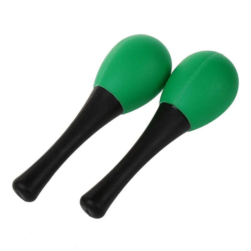 10 пар забавной пластиковой перкуссии игрушка, музыкальное яйцо maracas яичные Шейкеры Детские игрушки(случайный цвет
