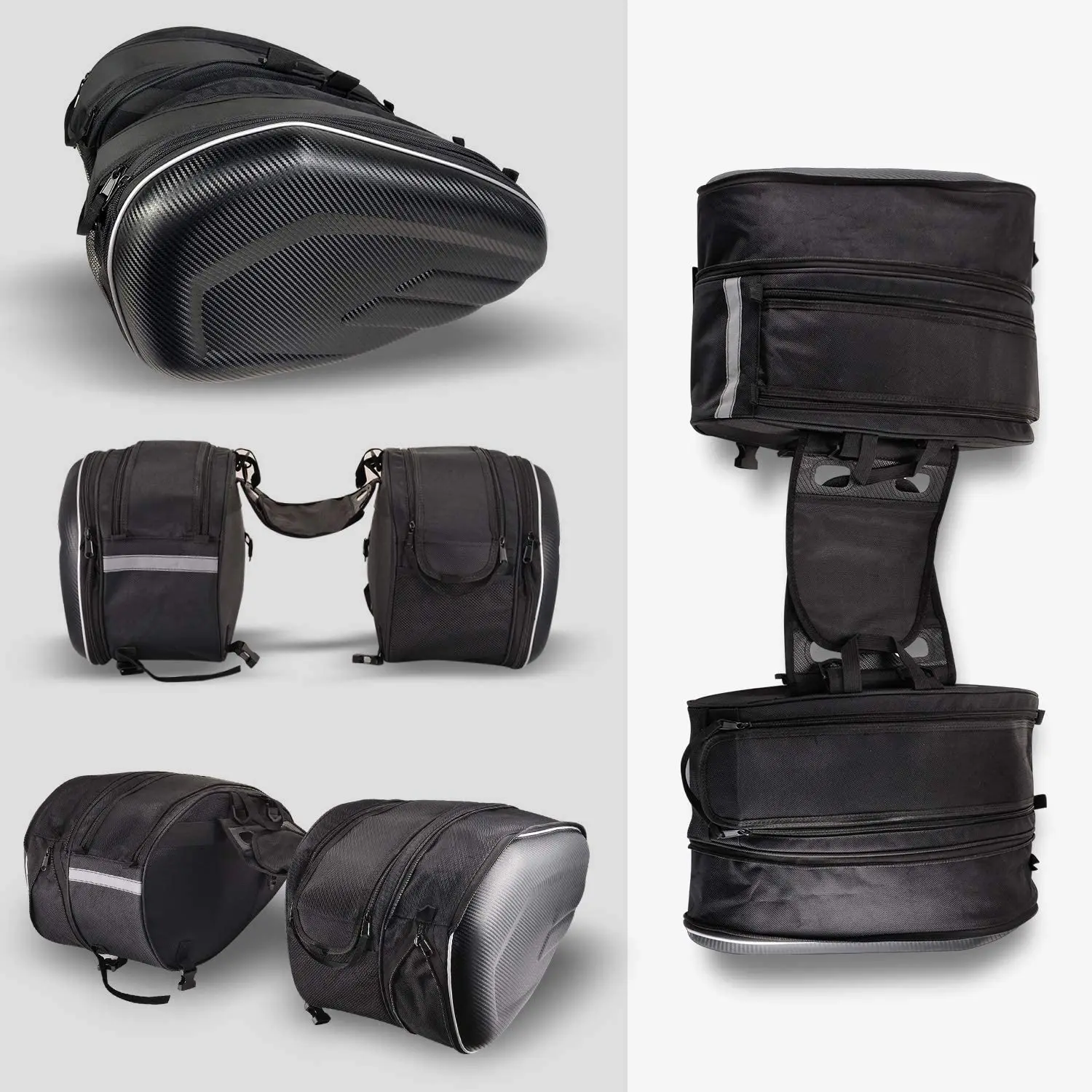 Tissu d'Oxford - Sacoche de d?�gager ?�tanche pour moto, sacoche de course, casque de moto, sacs 