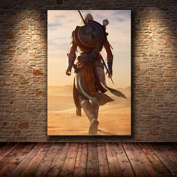 

The Game Poster Decoration Painting of The Assassin's Creed on HD Canvas Canvas Painting Art Poster Wall Art Canvas Unframed