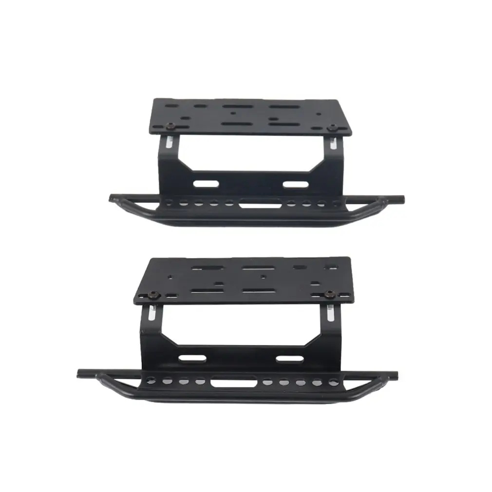 

Black Side Pedal Metal Welding section For 1 / 10 RC Crawler Car SCX10 RC Car Accessories Supplies 1 Pair