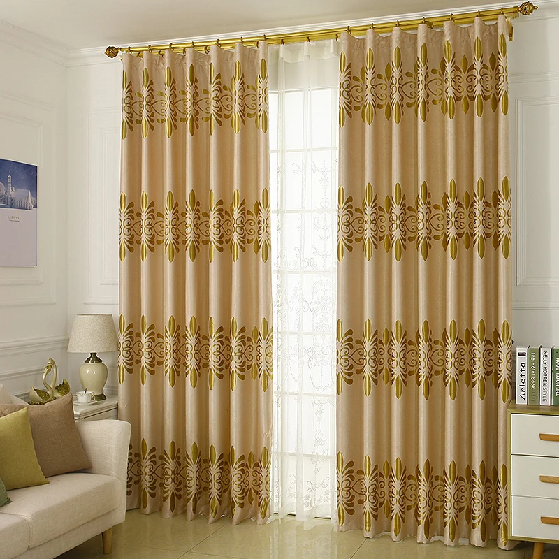 Compare All-black curtains decorated with minimalist modern living room curtains fabric double-sided bedroom windows