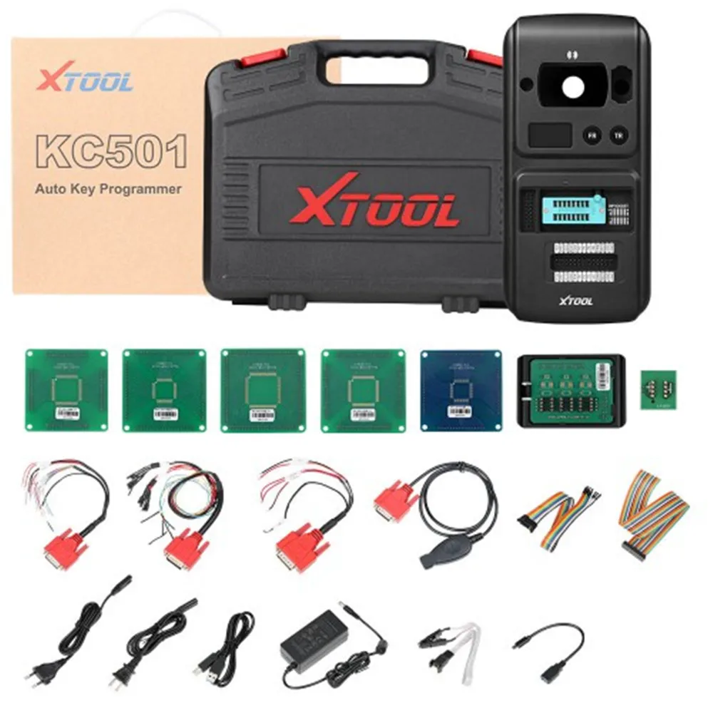 XTOOL KC501 مفتاح السيارة ورقاقة مبرمج يمكن قراءة وكتابة مفاتيح قراءة تردد عن بعد وتوليد مفتاح تاجر