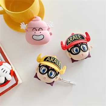 

Cute Cartoon Girl Case For Apple Airpods 2/1 Cover Silicone Bluetooth Earphone Case Funny Headphone Case Box For Airpod Funda